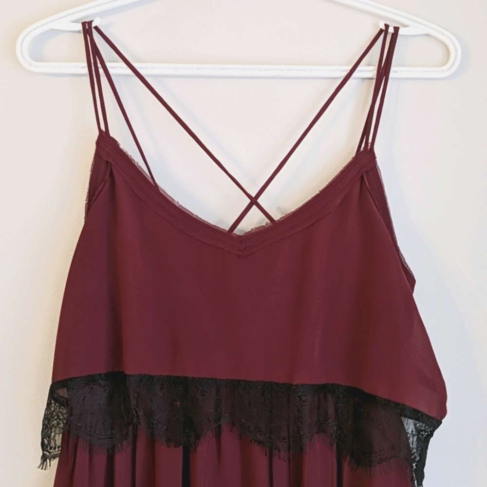 Women's mauve maxi dress